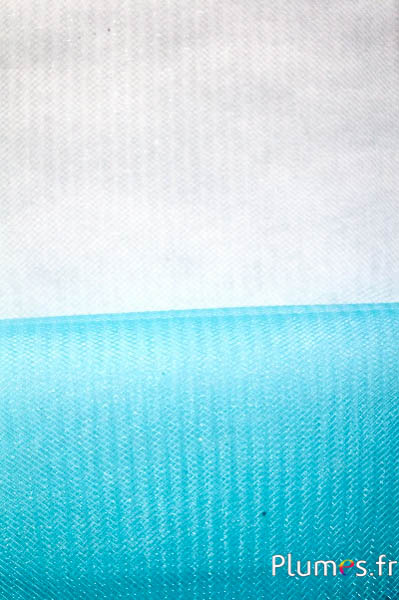 Crinoline - largeur 7.6 cm - turquoise